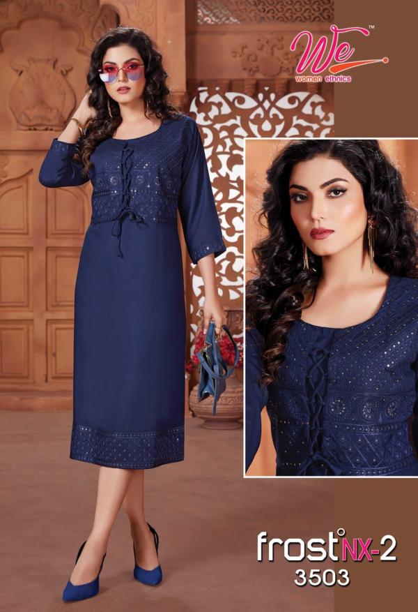 We Frost Nx 2 Rayon Wear Designer Kurti Collection